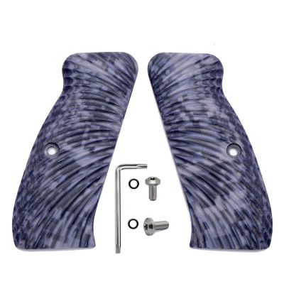 Guuun G10 CZ Grips for CZ 75 Custom Full Size SP-01 Grips Sunburst Texture - Camo