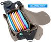 Rogue Iron Disc Golf Satchel Bag- Sling Tote Bag for Frisbee Golf - Holds Up to 14 Discs, Large 32oz Water Bottle, and Accessories V2 (14 Disc Gray) view 3