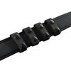 Perfect Fit Shield Wallets 1 Inch Nylon Duty Belt Keepers with Black Snaps for 2 1/4 inch Wide Belts (Pack of 4) Nylon and Black Double snap view 2