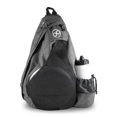Infinite Discs Slinger Deluxe Disc Golf Backpack for Quick Disc Storage, 12 Discs in Your Bag (Grey)