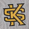 Kennesaw State University Official Distressed Primary Logo Unisex Adult T-Shirt, Athletic Heather, 3X-Large view 2