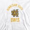 Kennesaw State University Official Owls Large Unisex Adult Pull-Over Hoodie, White, 3X-Large view 2