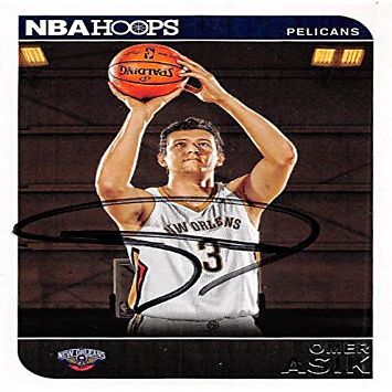 Autograph Warehouse 388473 Omer Asik Autographed Basketball Card - New Orleans Pelicans 2014 Panini Hoops No.184