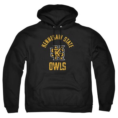 Kennesaw State University Official Owls Large Unisex Adult Pull-Over Hoodie, Black, 3X-Large