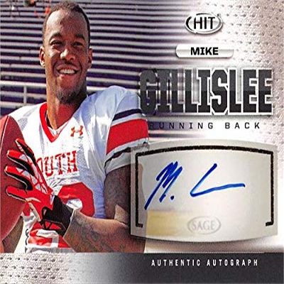 Sports Memorabilia Autograph Warehouse 582988 Florida Gators Mike Gillislee Autographed Football Card - 2013 Sage Hit Rookie No.A32