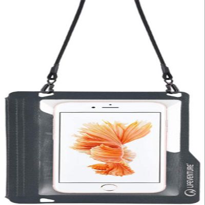 Lifeventure Waterproof Phone Case Plus Touch-Screen Compatible IPX7 Waterproof up to 1 metre for 30 Minutes, Grey, XL