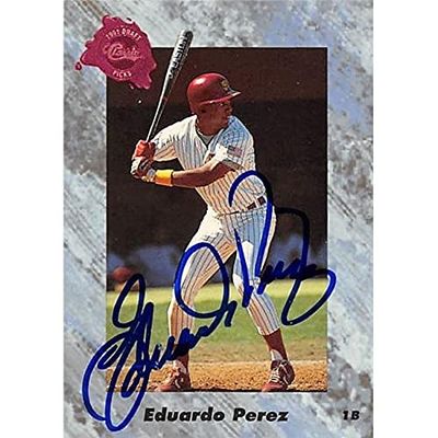 Autograph Warehouse 377029 Eduardo Perez Autographed Baseball Card - Florida State Seminoles 1991 Classic Draft Picks Rookie No.63