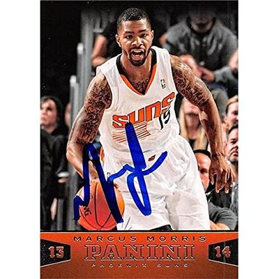 Autograph Warehouse 444536 Marcus Morris Autographed Basketball Card 2014 Panini No. 41 for Phoenix Suns