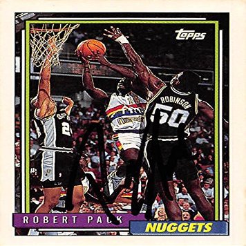 Autograph Warehouse 388482 Robert Pack Autographed Basketball Card - Denver Nuggets 1993 Topps No.366