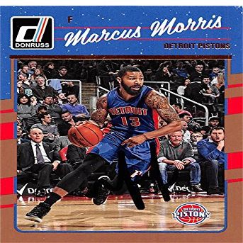 Autograph Warehouse 444482 Marcus Morris Autographed Basketball Card 2016 Donruss No. 101 for Detroit Pistons