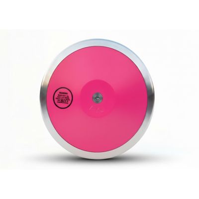 PLESIU TC Girls Pink Contender 1kg Discus - Track and Field Discus Womens 1k - Beginner Throwing Discus - High School/Middle School 1k Discus - Girls Discus
