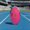 PLESIU TC Girls Pink Contender 1kg Discus - Track and Field Discus Womens 1k - Beginner Throwing Discus - High School/Middle School 1k Discus - Girls Discus view 3
