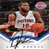 Autograph Warehouse 388492 Greg Monroe Autographed Basketball Card - Detroit Pistons 2013 Panini Prestige No.148 view 1