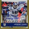Sports Memorabilia Autograph Warehouse 571382 Duke Blue Devils Jeremy Cash Autographed Football Card - 2016 Score Gold Zone Rookie No.421 LE 28-50 view 1