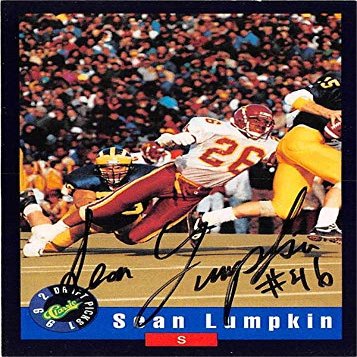 Sports Memorabilia Autograph Warehouse 572125 University of Minnesota Golden Gophers Sean Lumpkin Autographed Football Card - 1992 Classic No.26 B Rookie