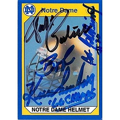 Autograph Warehouse 366703 Bob Kuechenberg Bob Gladieux Walt Patulski Autographed Football Card - 1990 College 11