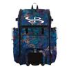 Boombah Rolling Catchers Superpack 2.0 Baseball/Softball Gear Bag - 23-1/2" x 13-1/2" x 9-1/2" - Nebula Navy/Multi - Telescopic Handle - Holds 4 Bats - Wheeled Version view 1