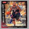 Autograph Warehouse 444508 Maurice Williams Autographed Basketball Card 2009 Fleer No. 28 for Milwaukee Bucks view 1