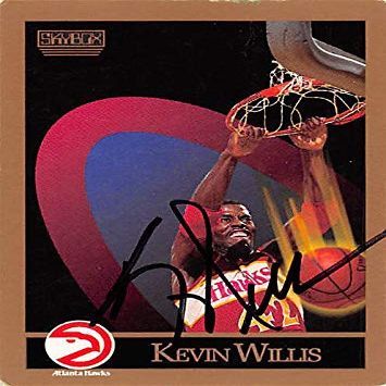 Autograph Warehouse 388513 Kevin Willis Autographed Basketball Card - Atlanta Hawks 1990 Skybox No.12