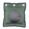 F Fityle Wing Chun Training Boxing Ring Stainless Ring Wall Punch Pad Hand Leg Strength Training Sand Bag for Kung Fu Foot Hand Taekwondo - with Leather view 1