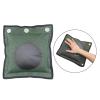 F Fityle Wing Chun Training Boxing Ring Stainless Ring Wall Punch Pad Hand Leg Strength Training Sand Bag for Kung Fu Foot Hand Taekwondo - with Leather view 2