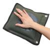 F Fityle Wing Chun Training Boxing Ring Stainless Ring Wall Punch Pad Hand Leg Strength Training Sand Bag for Kung Fu Foot Hand Taekwondo - with Leather view 4
