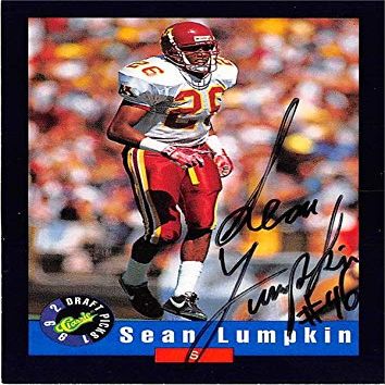 Sports Memorabilia Autograph Warehouse 572124 University of Minnesota Golden Gophers Sean Lumpkin Autographed Football Card - 1992 Classic No.26 Rookie