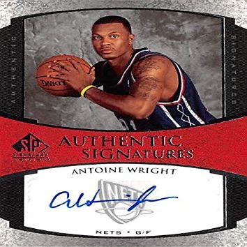 Autograph Warehouse 466060 Antoine Wright Autographed New Jersey Nets Basketball Card 2006 Upper Deck Authentic ASAW