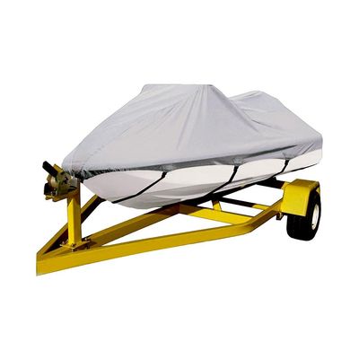 420 Denier, Grey, TRAILERABLE Jet SKI PWC Cover Compatible for SEA DOO BOMBARDIER SEA-DOO Wake 170 2020 2021 2022