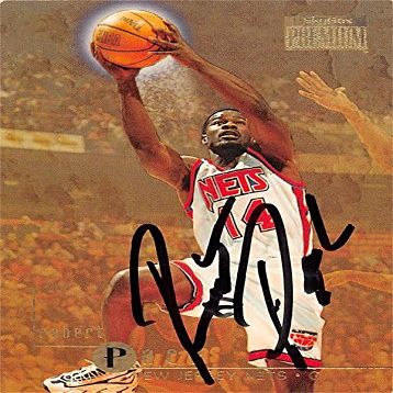 Autograph Warehouse 466021 Robert Pack Autographed Basketball Card44; 1996 Skybox Premium No. 171
