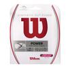 Wilson Pink Pro Accessory Starter Pack - Bundle with A Set of Wilson Synthetic Gut Power 16g Pink Tennis String, 3-Pack Pink Pro Overgrip, 3-Ball Can Intrigue All Court Tennis Balls view 2