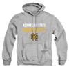 Kennesaw State University Official Stacked Unisex Adult Pull-Over Hoodie, Athletic Heather, 3X-Large view 1