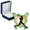 Baseball Homeplate Pins, Baseball Homeplate Pin With Blue Velvet Presentation Case, 50 Pack view 1