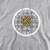 Kennesaw State University Official Plaid Badge Unisex Adult Pull-Over Hoodie, Athletic Heather, 3X-Large view 2