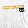 Kennesaw State University Official Institutional Block Text Unisex Adult Pull-Over Hoodie, White, 2X-Large view 2