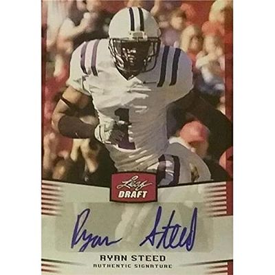 Autograph Warehouse 444602 Ryan Steed Autographed Football Card 2012 Leaf Draft Rookie No. RS1 for Furman Univeristy