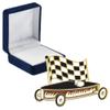 Derby Pins, Derby Pin With Blue Velvet Presentation Case, 30 Pack view 1