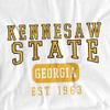Kennesaw State University Official Est. 1963 Unisex Adult T-Shirt, White, 4X-Large view 2