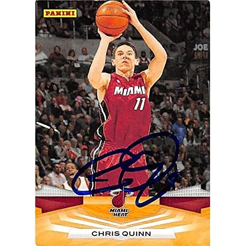 Autograph Warehouse 388498 Chris Quinn Autographed Basketball Card - Miami Heat 2009 Panini No.125