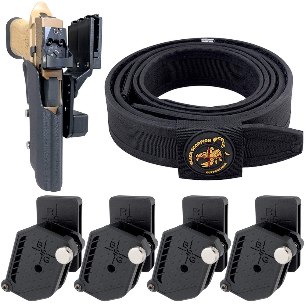 Black Scorpion Outdoor Gear Combo Rig N5, Right, P320 X5, Black, 2XL, CO15-BTXXLBK-P320X5BK