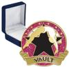 Gym Glitter Vault Pins, Gym Glitter Vault Pin With Blue Velvet Presentation Case, 50 Pack view 1