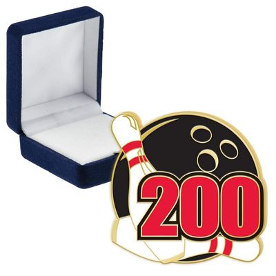 Bowling Pin 200 Pins, Bowling Pin 200 Pin With Blue Velvet Presentation Case, 30 Pack