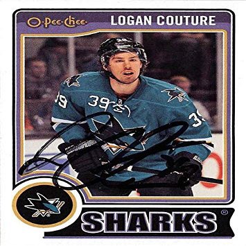 Autograph Warehouse 572082 San Jose Sharks Logan Couture Autographed Hockey Card - 2014 OPeeChee No.409
