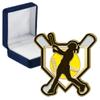 Softball Homeplate Pins, Softball Homeplate Pin With Blue Velvet Presentation Case, 50 Pack view 1