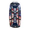 Boombah Brute Rolling Bat Bag 2.0-35" x 15" x 12-1/2" - Old Glory Navy/Red/White - Holds 4 Bats and Room for Gear - Wheeled Bag view 1