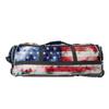 Boombah Brute Rolling Bat Bag 2.0-35" x 15" x 12-1/2" - Old Glory Navy/Red/White - Holds 4 Bats and Room for Gear - Wheeled Bag view 4