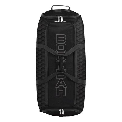 Boombah Brute Rolling Bat Bag 2.0 3DHC - 35" x 15" x 12-1/2" - Black - Holds 4 Bats and Room for Gear - Wheeled Bag