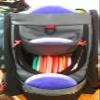 the Iko Disc Golf Backpack (Grey with Red Accents) view 3