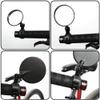 Bicycle Mirror Rear View MTB Rotary Rear View Mirror of Bicycle Handlebars with Key for Road Bikes Mountain Bikes 360- Black (4 PCS) view 4