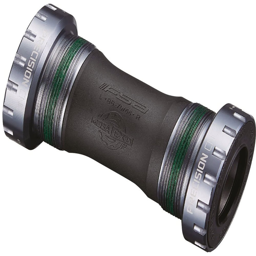 FSA English Bottom Bracket for MegaExo Crankset - CNC Machined Carbon Steel Bearings, 24mm Spindle, Road Cycling, High-Performance, Durable, Anodized Cups, Precise Fit & Reduced Friction